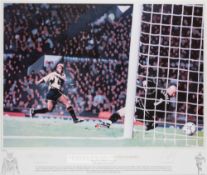 A pair of signed Arsenal's 