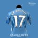 Kevin De Bruyne signed blue Manchester City no.17 home jersey, season 2021-22, match-issue, Puma, - Image 1 of 3