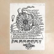 Alan Davie (Scottish, 1920-2014) 'Opus D.9-94-30 Merciful lover of Mankind', Gouache on paper,