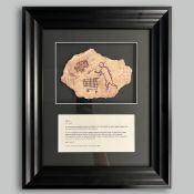 Banksy, (British, b.1974) 'Peckham Rock Postcard', Offset Lithograph on shaped wood. This edition is