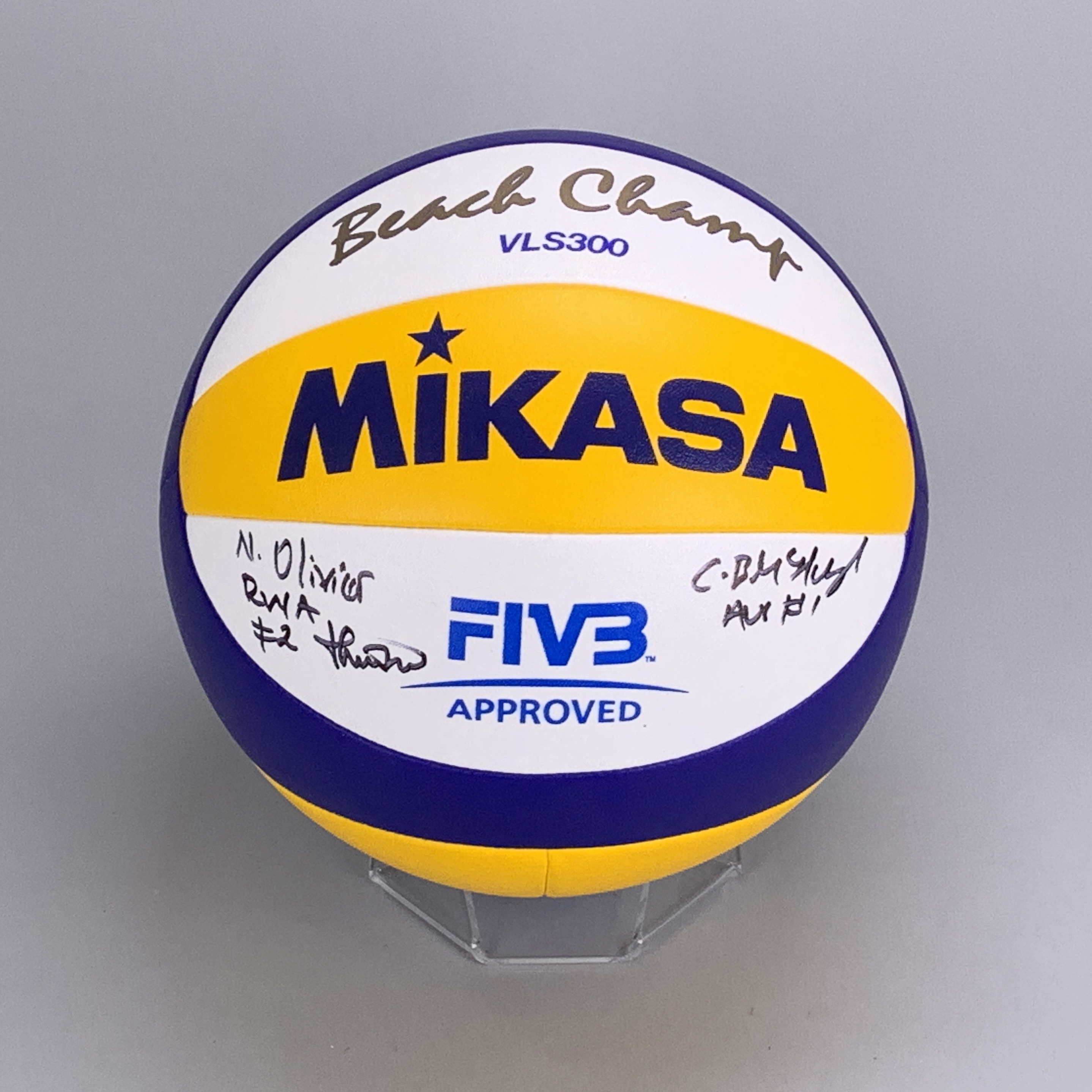 B2022 Men's Semi-Final Beach Volleyball - Rwanda v Australia. Signed by both teams.