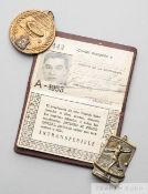 Two 1950 World Cup commemorative medals