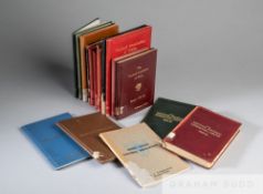 A group of 15 Football Associations handbooks originally issued to Dr Ivo Schricker