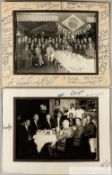 Mervyn Griffiths referee/lineman 1950 World Cup in Brazil two photographs in original presentation