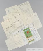 Mervyn Griffiths unique collection of letters written to or about Griffiths
