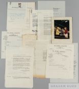 Correspondence relating to Secretary of the Football Association & later President of FIFA