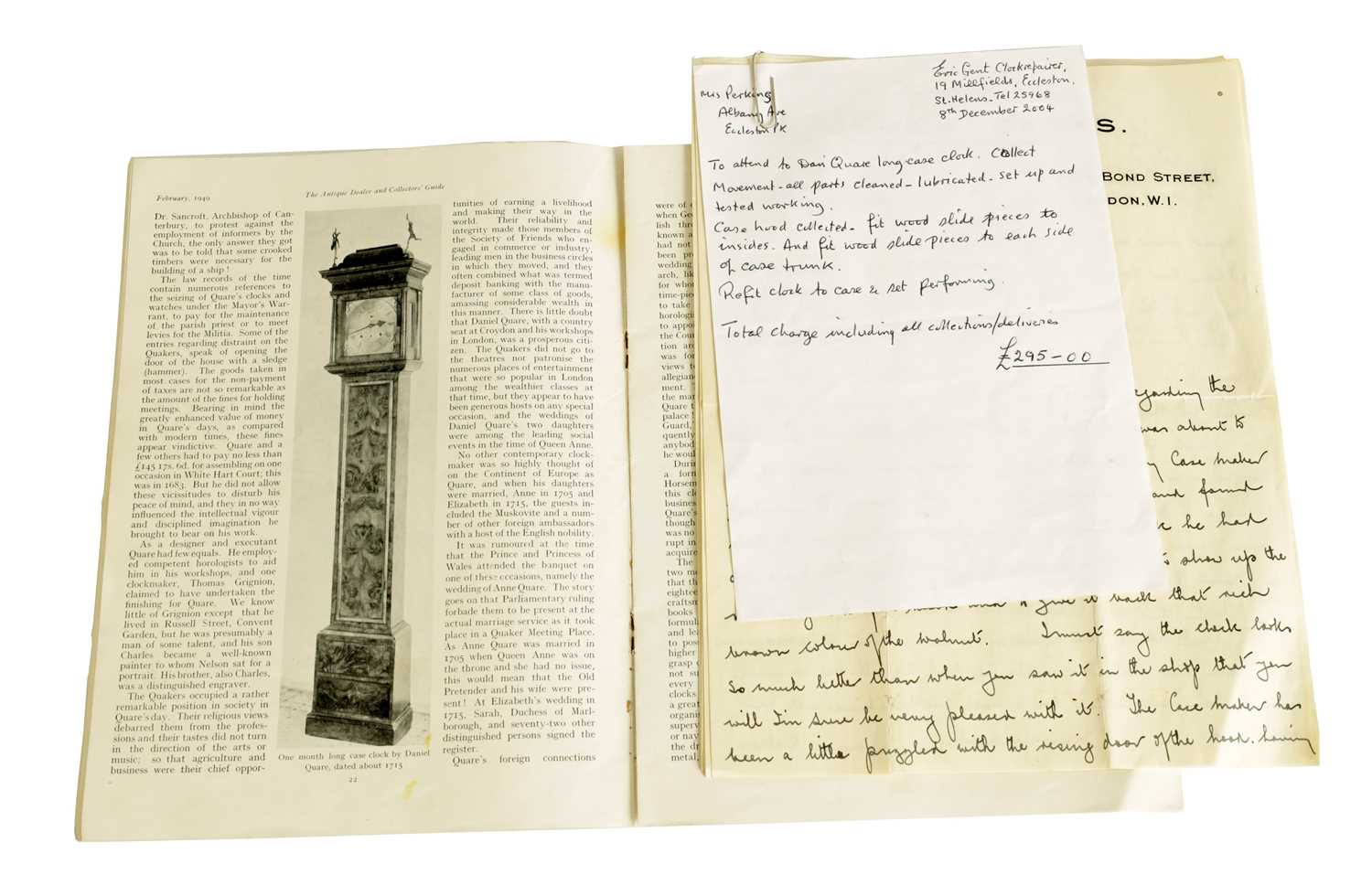 DANIEL QUARE, LONDON. A FINE QUEEN ANNE BURR WALNUT THREE-MONTH DURATION LONGCASE CLOCK - Image 21 of 22
