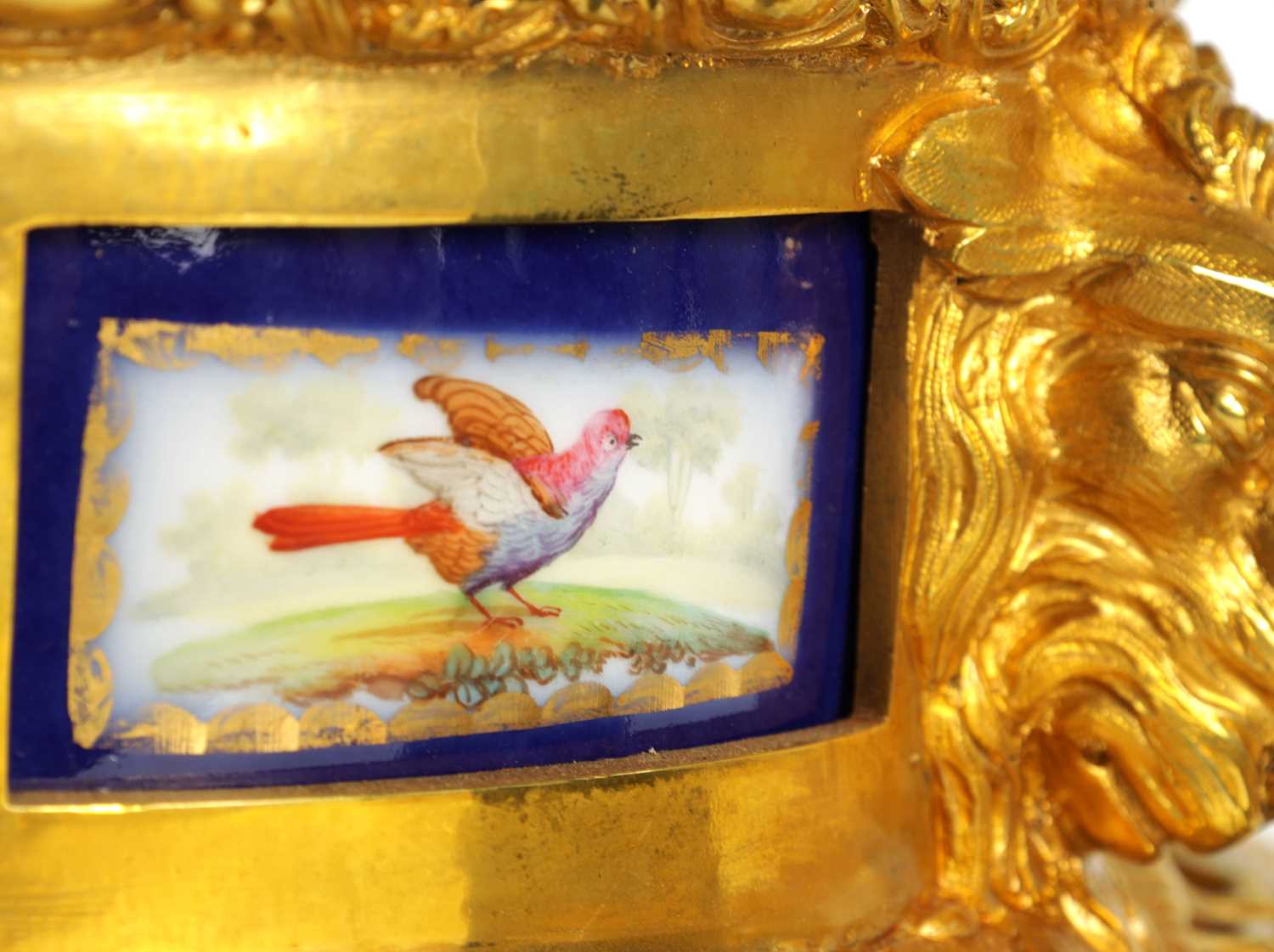 A FINE MID 19TH FRENCH ORMOLU AND 'SEVRES' PORCELAIN MOUNTED REVOLVING URN CLOCK - Image 5 of 13