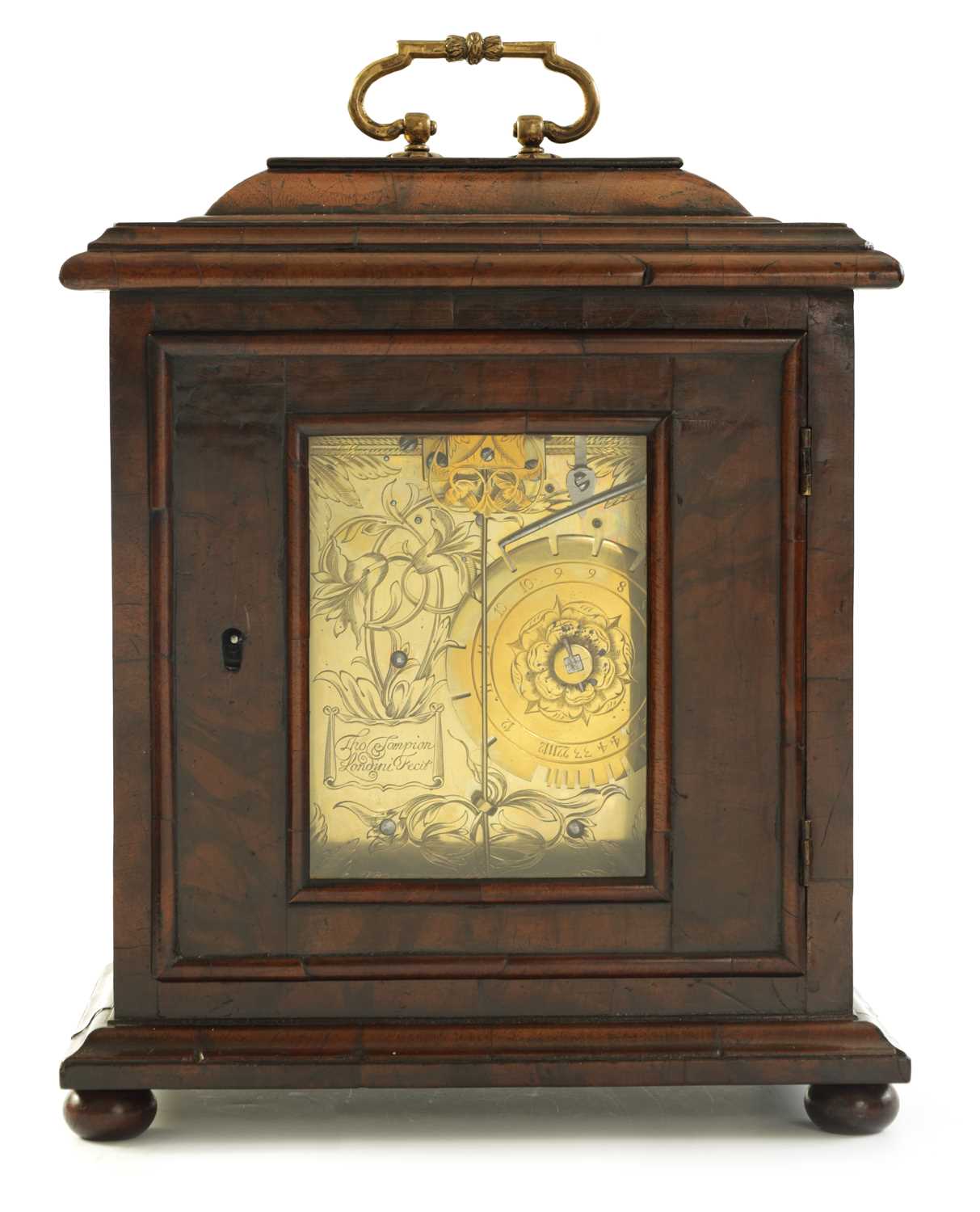 THOMAS TOMPION, LONDINI. AN IMPORTANT AND RARE PRE NUMBERED CHARLES II FIGURED WALNUT DUTCH STRIKING - Image 6 of 38