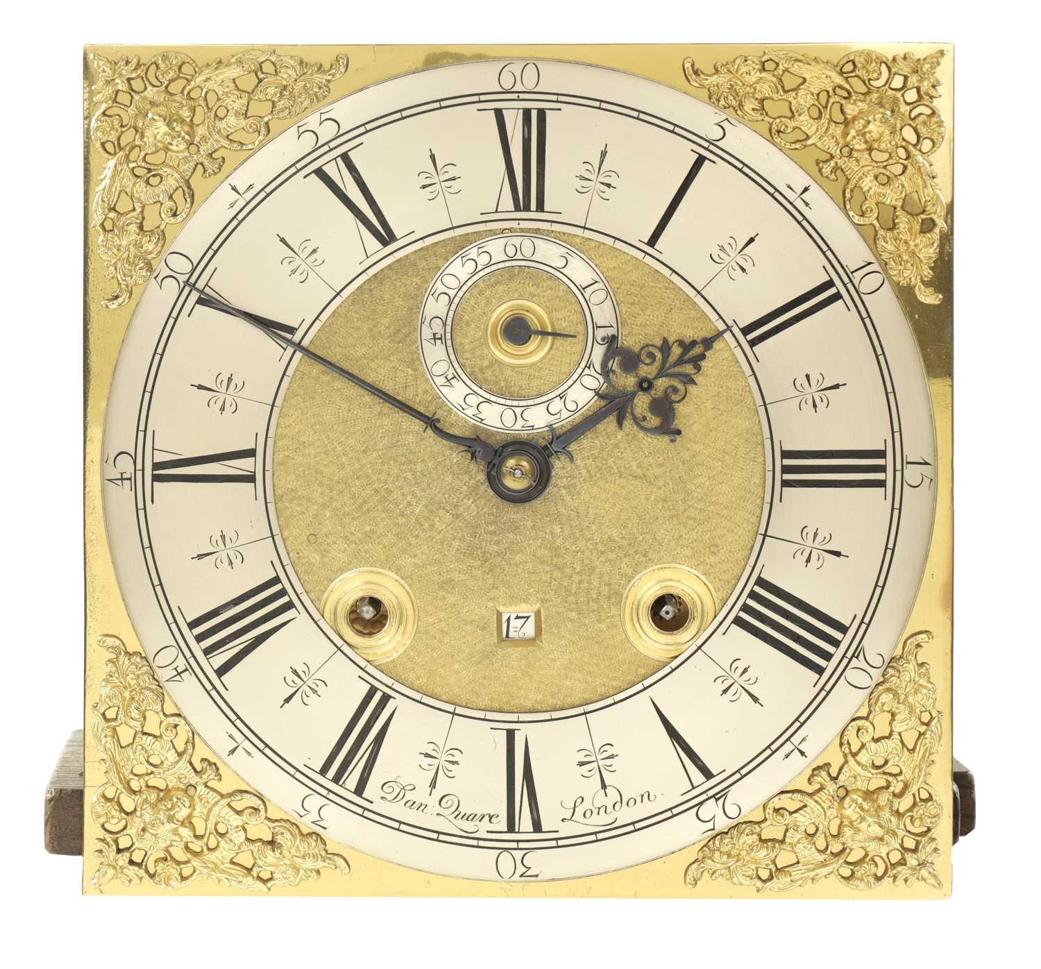DANIEL QUARE, LONDON. A FINE QUEEN ANNE BURR WALNUT THREE-MONTH DURATION LONGCASE CLOCK - Image 13 of 22