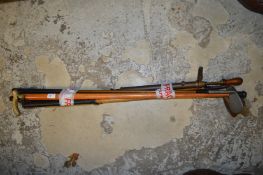 Various golf clubs etc.