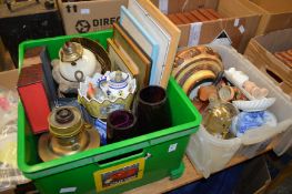 Two boxes of household miscellaneous.