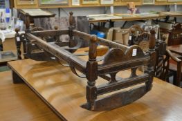 An early mahogany cradle.