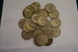 Twenty five 2 bob bits!