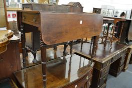 A 19th century mahogany Pembroke table.