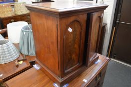 A Victorian mahogany table top cabinet.