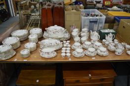 A comprehensive Minton Ancestral dinner, tea and coffee service.