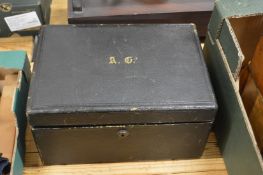 A good leather jewellery box.