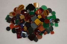 A box of mixed stones, unmounted.