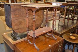 Five various occasional tables.