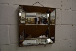 Two decorative mirrors.