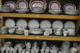 A comprehensive Royal Doulton Sonnet dinner service.