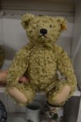 A modern Steiff Teddy bear.
