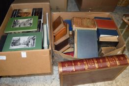 A small quantity of books.