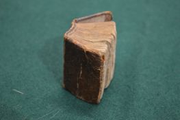 An early miniature book (lacking some leaves).