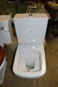 A Duravit close coupled toilet, appears unused!