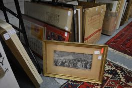 An engraving after W. P. Frith and two other items.