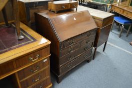 A George III design mahogany bureau.