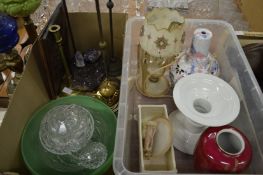 Household china and miscellaneous items.