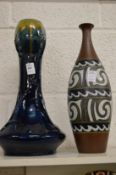 Two stylish pottery vases.