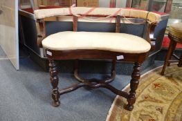 A dressing table stool.