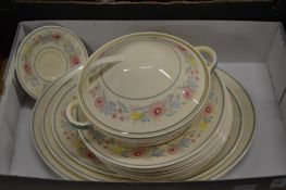 A small group of Susie Cooper floral decorated china.