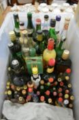 A quantity of wines and spirits (sold as seen).
