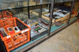 A large quantity of Hornby and other model trains, track and accessories.