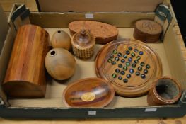 Various items of Treen.