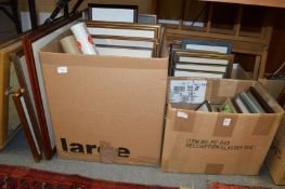 A large quantity of paintings and prints.