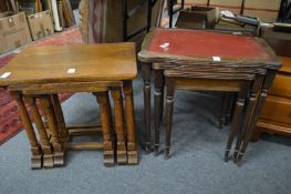 Two nests of tables.