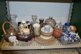 A quantity of decorative china and glass.