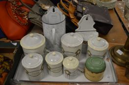 French enamel kitchenalia etc.