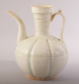 A CHINESE SONG STYLE QINGBAI EWER, 18cm high.