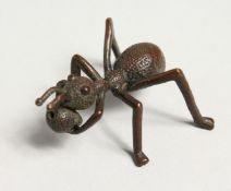 A JAPANESE BRONZE ANT.