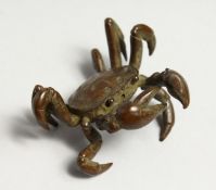 A JAPANESE BRONZE CRAB