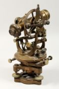A BRASS THEODOLITE by COOKE, TROUGHTON & SIMMS Ltd.,YORK, No. VC12508