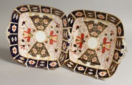 ROYAL CROWN DERBY, PATTERN 2451, handled dishes (2).