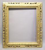 A GILT PIERCED FRAME 2ft x 2ft 4ins.