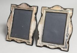 A PAIR OF SILVER PHOTOGRAPH FRAMES
